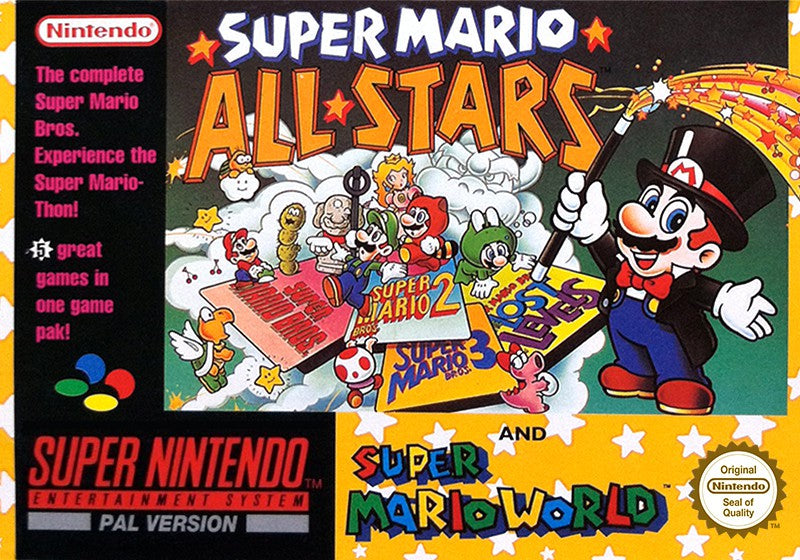 SNES - Super Mario All-Stars + Super Mario World (Modul) (gebraucht)