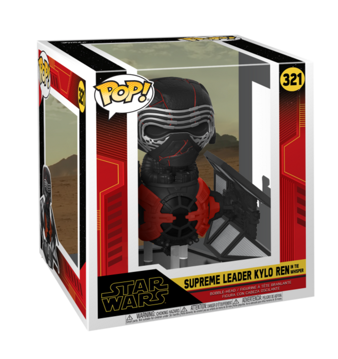 Funko Pop Star Wars Episodio IX Kylo Ren Leader Supremo, Statuetta Vinile da Collezione