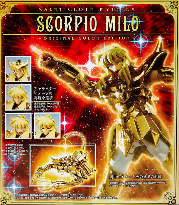 Bandai Saint Seiya Myth Cloth EX Milo Scorpione OCE 18cm Figura Articolata da Collezione