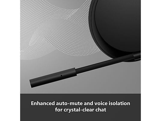 MICROSOFT Cuffie wireless Xbox (2024), Over-ear Cuffie da gaming Bluetooth Nero