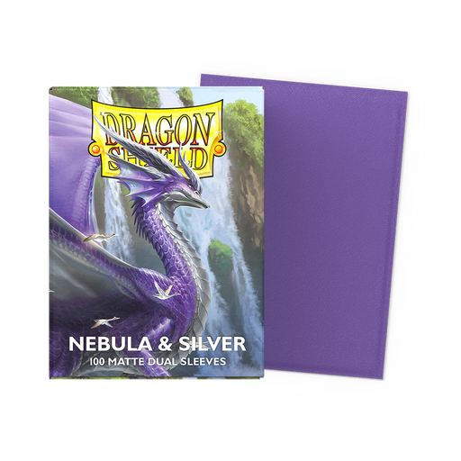 AT-15075 - 100 BUSTINE STANDARD - MATTE DUAL SLEEVES - NEBULA & SILVER