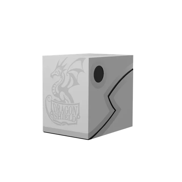 Dragon Shield Deck Box - Double Shell - Ashen White