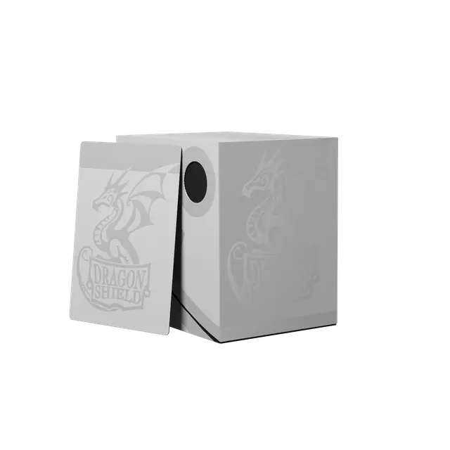 Dragon Shield Deck Box - Double Shell - Ashen White