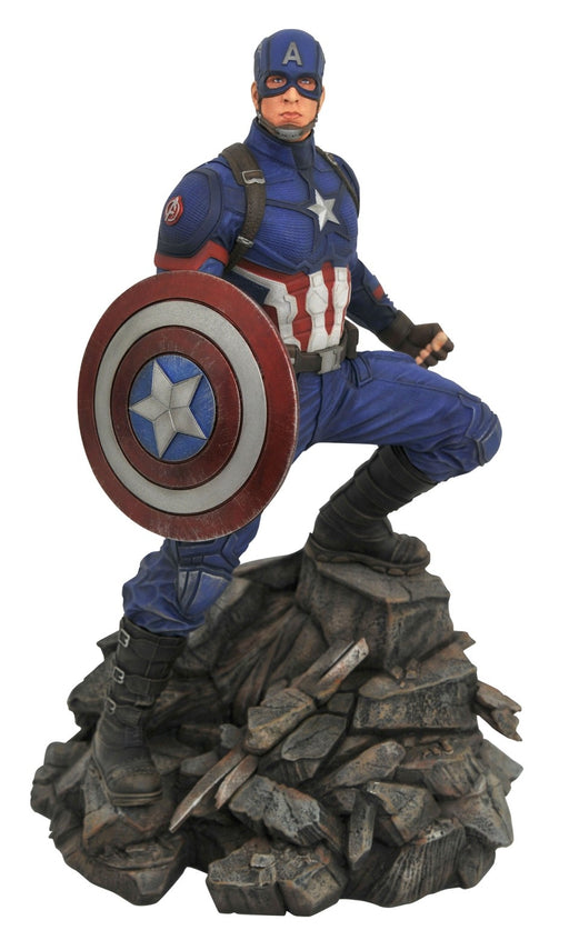 Statua Premium Capitan America Avengers: Endgame Marvel, Scultura Dettagliata Collezione Resina Edizione Limitata