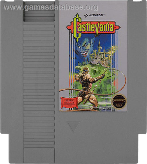 Castlevania per Nintendo NES - immagine cartuccia coerente NES