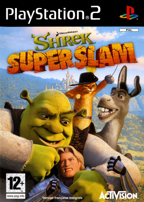 SHREK: TUTTI AL LUNA PARK PS2 (RESTART) - cover frontale