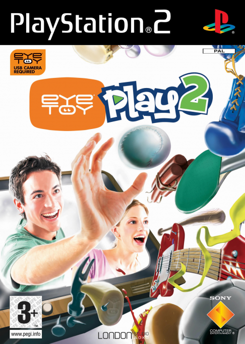 Eye Toy Play 2 (USATO) - PS2 (RESTART) - cover frontale