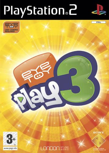 EyeToy: Play 3 (usato) (buone condizioni) (IT/FR/DE) - PS2 (RESTART) - cover frontale