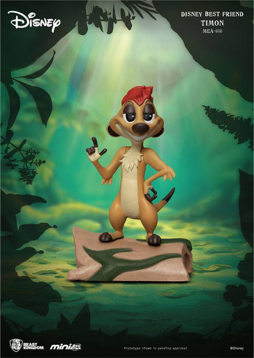 Figurina Disney Timon Mini Egg Attack 8cm Re Leone - Dettagliata PVC da Collezione