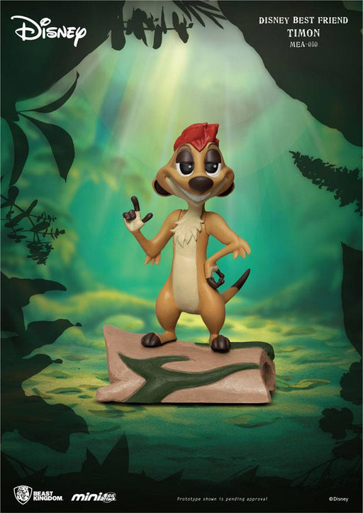 Figurina Disney Timon Mini Egg Attack 8cm Re Leone - Dettagliata PVC da Collezione