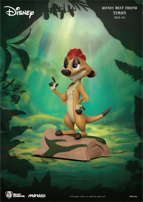Figurina Disney Timon Mini Egg Attack 8cm Re Leone - Dettagliata PVC da Collezione