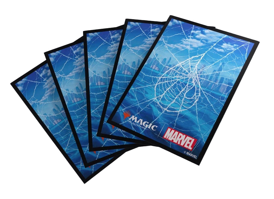 Gamegenic - Magic: The Gathering | Marvel's Spider-Man Premium Art Sleeves - Spider-Man Island