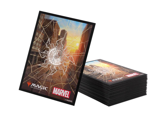 Gamegenic - Magic: The Gathering | Marvel's Spider-Man Premium Art Sleeves - Spider-Man Plains