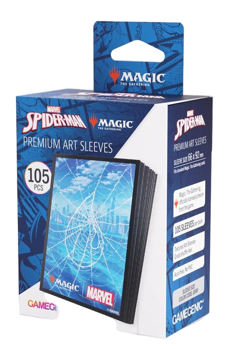 Gamegenic - Magic: The Gathering | Marvel's Spider-Man Premium Art Sleeves - Spider-Man Island