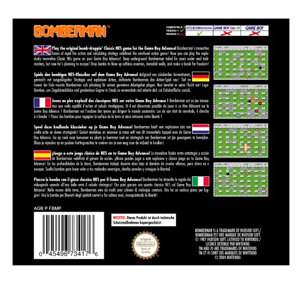 GameBoy Advance - NES Classics: Bomberman - (NUOVO)