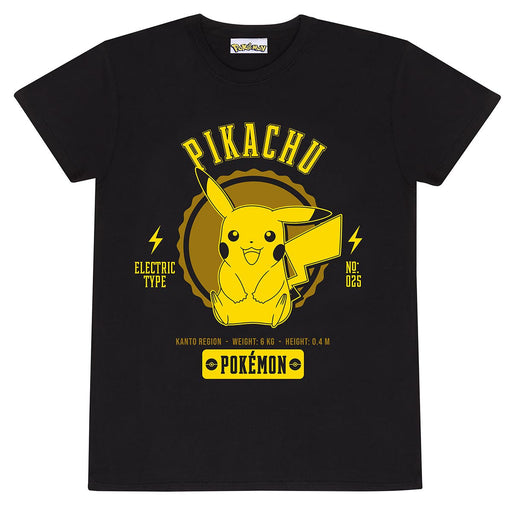 Pokémon Collegiate Pikachu T-Shirt - Taglia L - POK03172TSB
