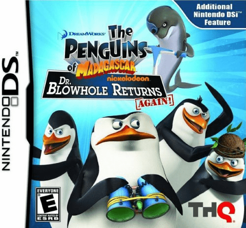 I Pinguini di Madagascar : Il ritorno del Dottor Blowhole! cover DS
