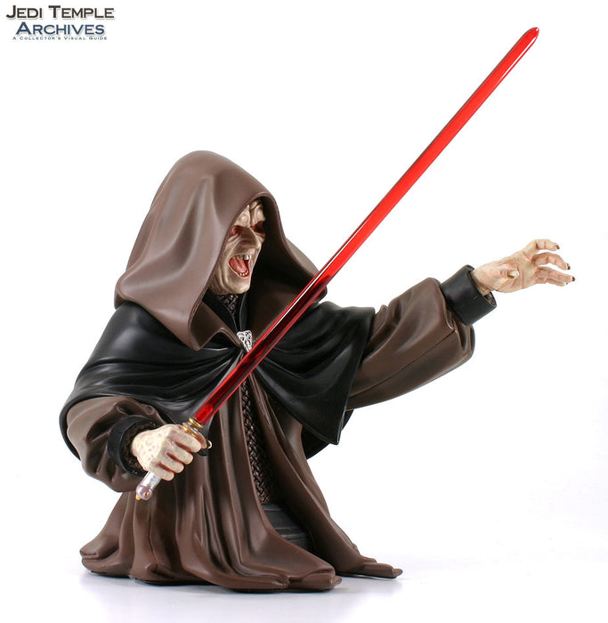 GENTLE GIANT STAR WARS REVENGE OF THE SITH EMPEROR PALPATINE 1/6 BUST