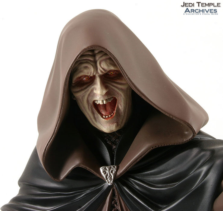 GENTLE GIANT STAR WARS REVENGE OF THE SITH EMPEROR PALPATINE 1/6 BUST