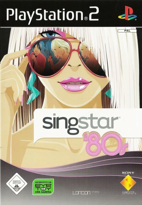 SingStar '80s - PS2 cover PS2