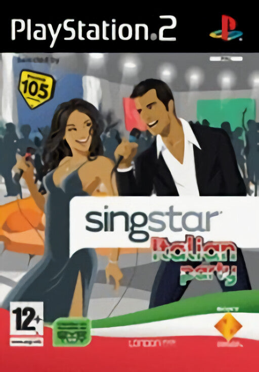 Singstar Italian Party - PS2 cover PS2