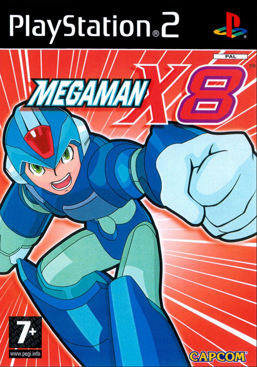Mega Man X8 PS2 PAL cover completa