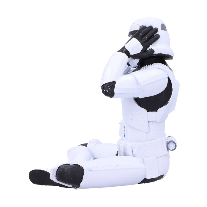 Statua Stormtrooper Originale Nemesis Now: Non Sento il Male, 10 cm Collezionabile