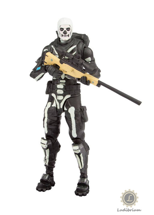 Action Figure Fortnite Skull Trooper 18cm Dettagliata Articolata con Accessori