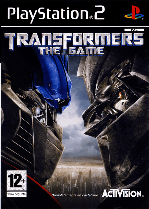 TRANSFORMERS: THE GAME - PS2 (RESTART) - cover frontale