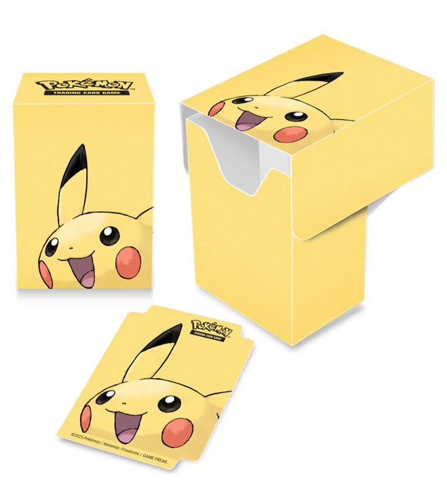 Ultra Pro Pikachu Deck Box Pokémon Illustrata, Protettiva Carte TCG Doppie Maniche