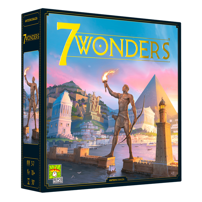 7 Wonders Gioco da Tavolo Strategico Asmodee - Costruisci Meraviglie Antiche