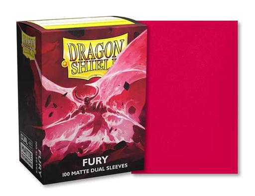 AT-15055 - 100 STANDARD SIZE MATTE DUAL SLEEVES - FURY 'ALARIC, CRIMSON KING'