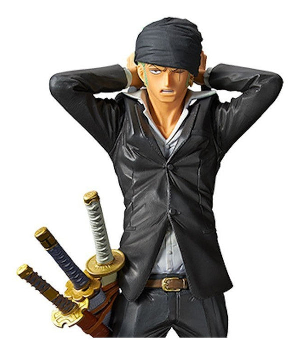 BANPRESTO FIGURE KING OF THE ARTIST RORONOA ZORO ONE PIECE PVC STATUE NEW