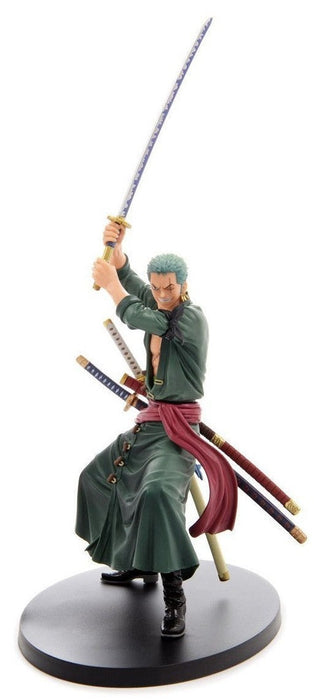 BANPRESTO FIGURE SWORDSMEN SERIES 1 RORONOA ZORO ONE PIECE PVC STATUE NEW
