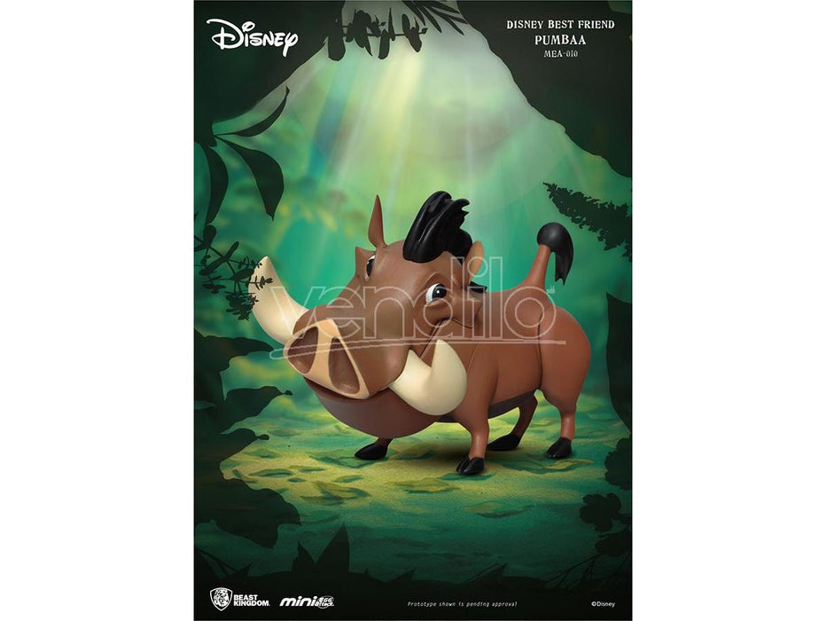 Figura Pumbaa Re Leone Disney Beast Kingdom, Mini Egg Attack da Collezione Originale