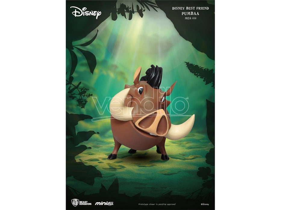 Figura Pumbaa Re Leone Disney Beast Kingdom, Mini Egg Attack da Collezione Originale