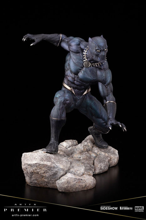 Statua ARTFX Premier Marvel Black Panther Kotobukiya T'Challa Vibranio Dettagliata Scala 1:10