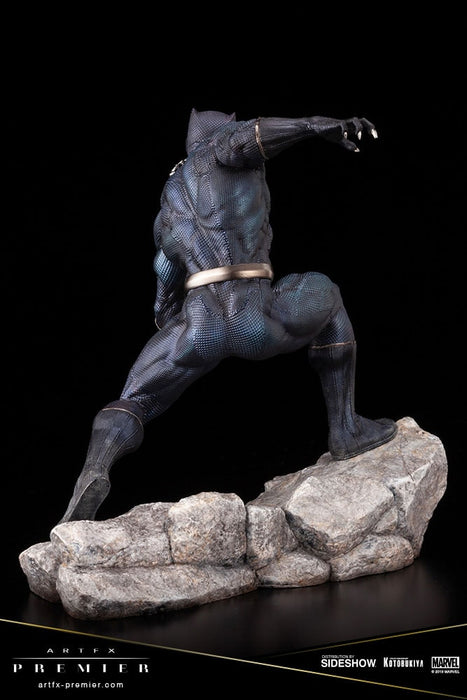 Statua ARTFX Premier Marvel Black Panther Kotobukiya T'Challa Vibranio Dettagliata Scala 1:10