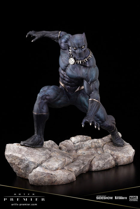 Statua ARTFX Premier Marvel Black Panther Kotobukiya T'Challa Vibranio Dettagliata Scala 1:10