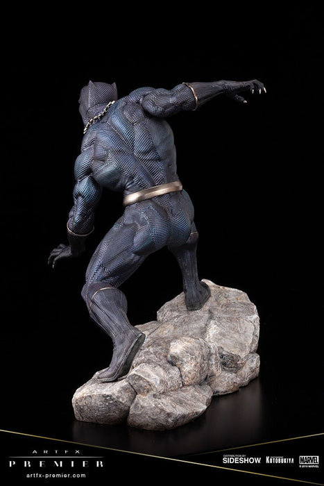 Statua ARTFX Premier Marvel Black Panther Kotobukiya T'Challa Vibranio Dettagliata Scala 1:10