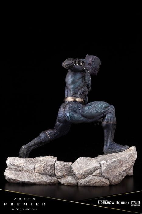 Statua ARTFX Premier Marvel Black Panther Kotobukiya T'Challa Vibranio Dettagliata Scala 1:10