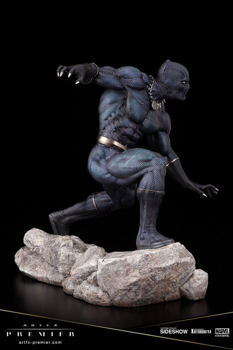 Statua ARTFX Premier Marvel Black Panther Kotobukiya T'Challa Vibranio Dettagliata Scala 1:10