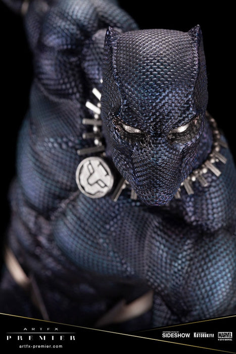 Statua ARTFX Premier Marvel Black Panther Kotobukiya T'Challa Vibranio Dettagliata Scala 1:10