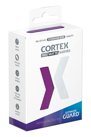 Ultimate Guard - Cortex Sleeves - Standard Size - Matte - Purple (100)