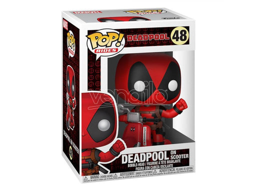 Deadpool Pop! Rides: Figura in Vinile con Scooter, 9 cm Funko Marvel