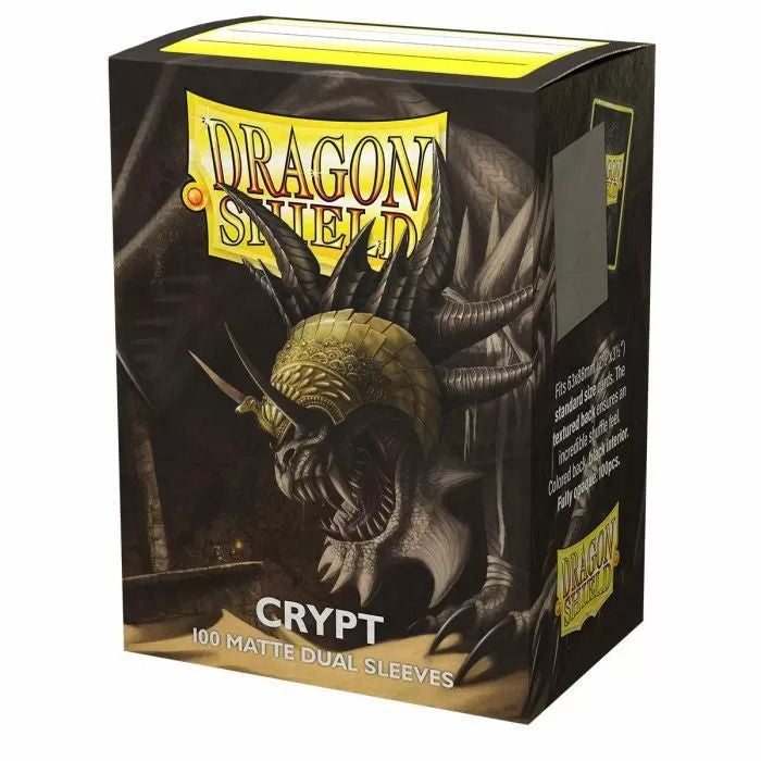 AT-15052 - 100 STANDARD SIZE MATTE DUAL SLEEVES - CRYPT NEONEN