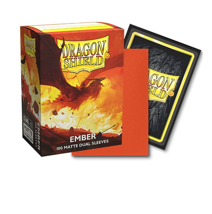 AT-15054 - 100 STANDARD SIZE MATTE DUAL SLEEVES - EMBER