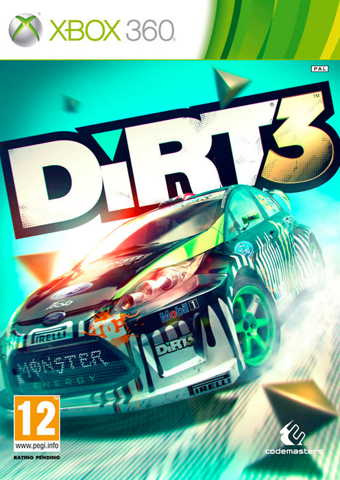 Dirt 3 cover Xbox 360