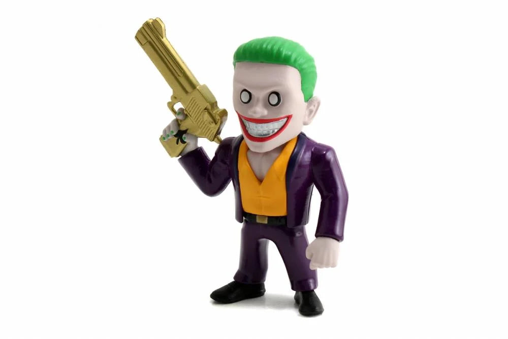 Suicide Squad Metals Die Cast 4" The Joker (Boss) & Harley Quinn Figure Two Pack
