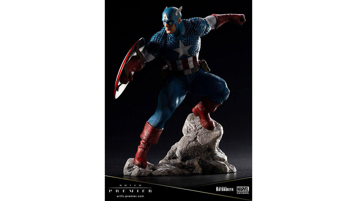 Statua Captain America ARTFX Premier Marvel Avengers PVC 18cm Edizione Limitata